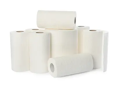 Toallas de papel de limpieza y limpieza