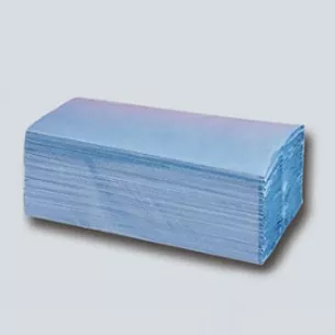 Toallas de mano de placa cleas azules